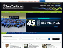 Tablet Screenshot of bren-tronics.com